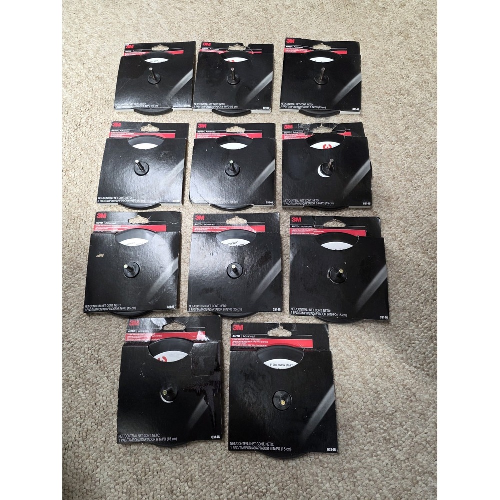 3M AUTO Advanced 6" 15 cm DISC PAD for STIKIT Sanding Pad  03146 Drill New NIP